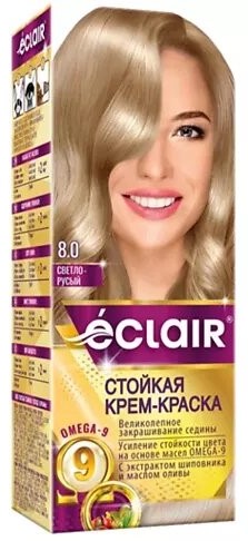Белорусская косметика :: Окрашивание волос :: Краска :: Краска Eclair ...