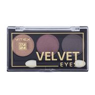 Тени для век " Velvet Eyes" тон: 03, burgundy (10324128)