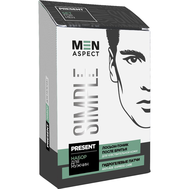 Подарочный набор "Men Aspect Simple" (лосьон после бритья, патчи) (10325600)