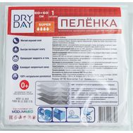 Пелёнка одноразовая детская "Super 0+" (1 шт.; 60х60 см) (10326622)