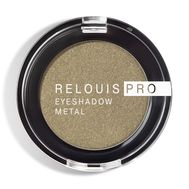Тени для век "Relouis Pro Eyeshadow Metal" тон: 61, olive khaki (10327059)