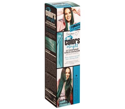 Оттеночный блеск-бальзам для волос "Hot colors" тон: дерзкий изумруд; 90 г (10758316)