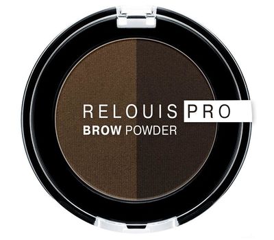 Тени для бровей "Brow Powder" тон: 03, dark brown (10825621)