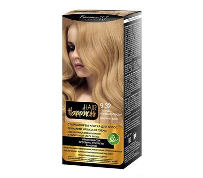 Крем-краска для волос "Hair Happiness" тон: 9.32, светлый бежевый блондин (10847751)