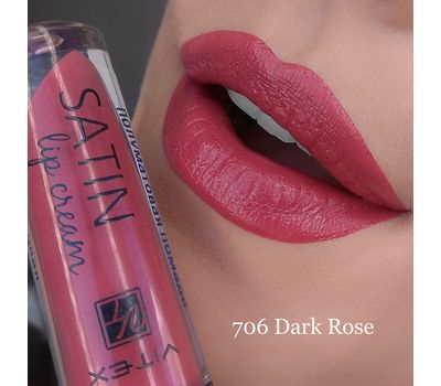 Помада для губ "Satin Lip Cream" тон: 706, dark rose (10939966)
