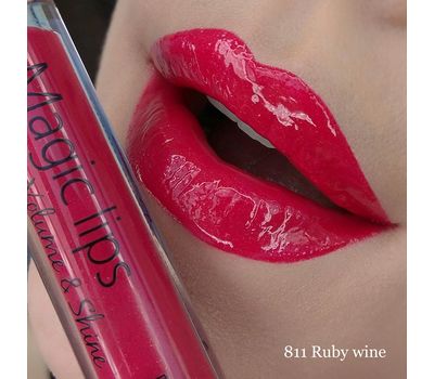 Блеск для губ "Magic Lips" тон: 811, ruby wine (10939928)