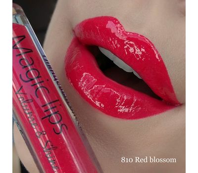 Блеск для губ "Magic Lips" тон: 810, red blossom (10939438)
