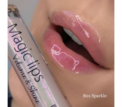 Блеск для губ "Magic Lips" тон: 801, sparkle (10939416)