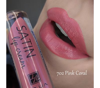 Помада для губ "Satin Lip Cream" тон: 702, pink coral (10939962)