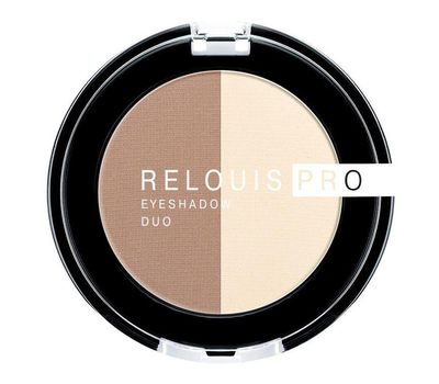 Тени для век "Relouis Pro Eyeshadow Duo" тон: 102 (10689932)