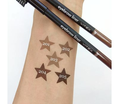 Карандаш для бровей "Vitex" тон: 203, light brown (10940152)