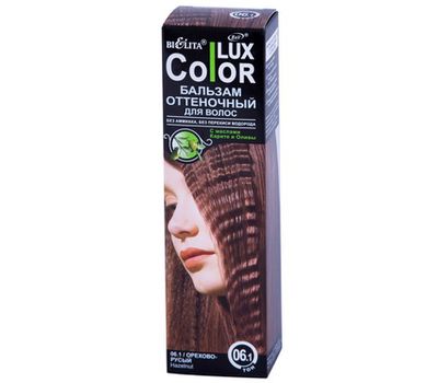 Оттеночный бальзам для волос "Color Lux" (тон: 06.1, орехово-русый) (10323698)