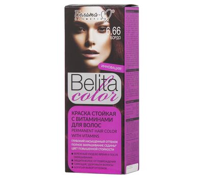 Краска для волос "Belita Color" тон: 6.66, бордо (10324029)