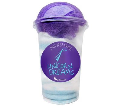 Набор "Unicorn Dreams" (шипучая соль для ванн, мочалка) (10324172)