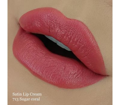 Помада для губ "Satin Lip Cream" тон: 713, sugar coral (10324503)