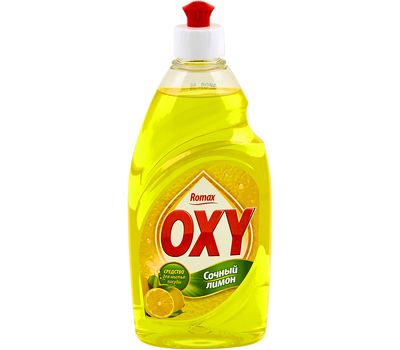 Средство для мытья посуды "Romax OXY Сочный лимон" (900 г) (10325779)