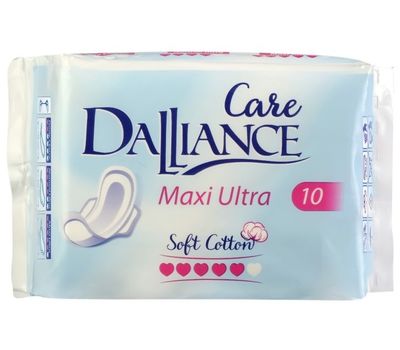Прокладки гигиенические "DALLIANCE Care Maxi Ultra" (10 шт.) (10326051)