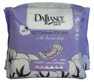 Прокладки гигиенические "DALLIANCE Care COTTON touch PANTY Ultra delicate" (20 шт.) (10327494)