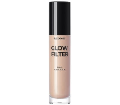 Тональный флюид для лица "Glow Filter Fluid Foundation" тон: 02, natural beige (10327505)