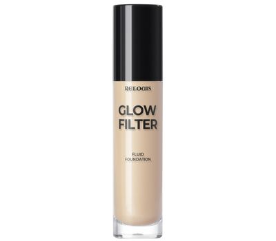 Тональный флюид для лица "Glow Filter Fluid Foundation" тон: 03, warm beige (10327506)