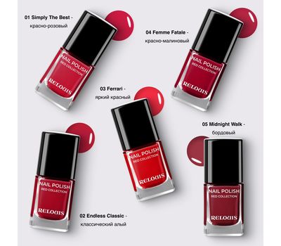 Лак для ногтей "Red Collection" тон: 04, femme fatale (10327220)