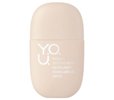Тональный крем для лица "Y.O.U. Really Second Skin" SPF 20 тон: 50, perfect tan (10327508)