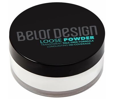 Пудра для лица рассыпчатая "Belor Design" тон: 1, универсальный (10327480)