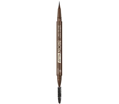 Маркер для бровей "BROW FILLER ultra slim 24H" тон: 03, brown (10327760)