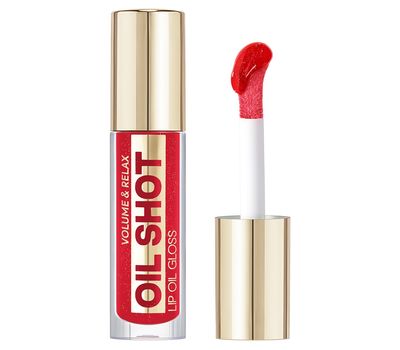 Масло-блеск для губ "OIL SHOT volume & relax" тон: 302, flame pink (10327753)
