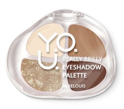 Палетка теней для век "Y.O.U. Really Brilly" тон: 02, platinum (10327638)
