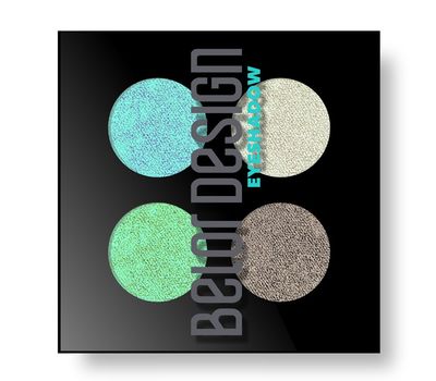 Тени для век "Delicate" тон: 51, мятно-бирюзовые (10327180)